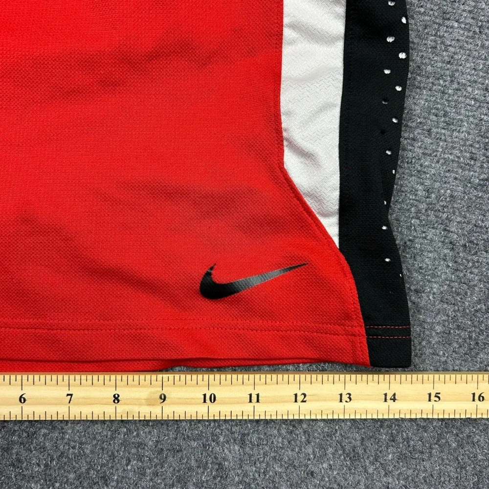 Nike Elite Basketball Shorts Mens L Red‎ Dri-FIT Athletic Retro Y2K 545526-657